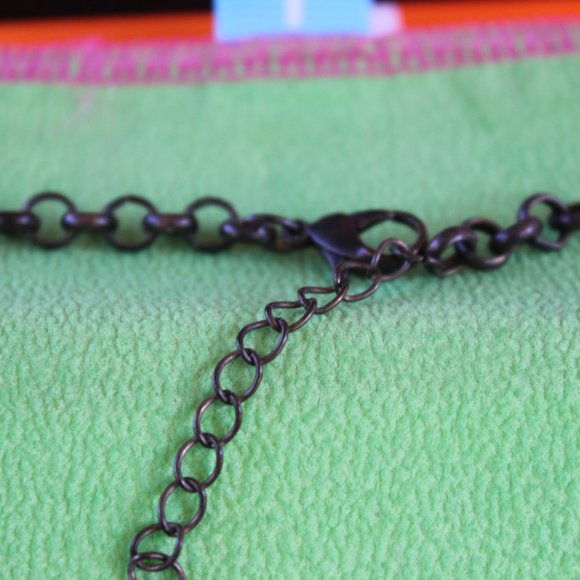 🤎 Bronze Floral Daisy Jeweled Neckl - Picture 6 of 9